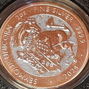 Royal Tudor Beasts 2oz Silver BU 9 Coin Collection (2022–2026) in Custom Presentation Box - Image 6