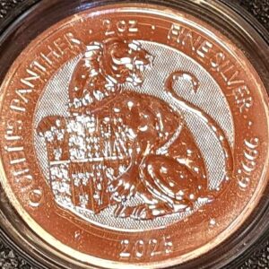 Royal Tudor Beasts 2oz Silver BU 9 Coin Collection (2022–2026) in Custom Presentation Box - Image 4